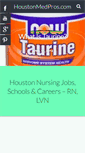 Mobile Screenshot of houstonmedpros.com